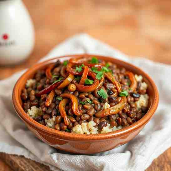 Classic Mujadara - Best Lentils & Rice Recipe (Vegan)